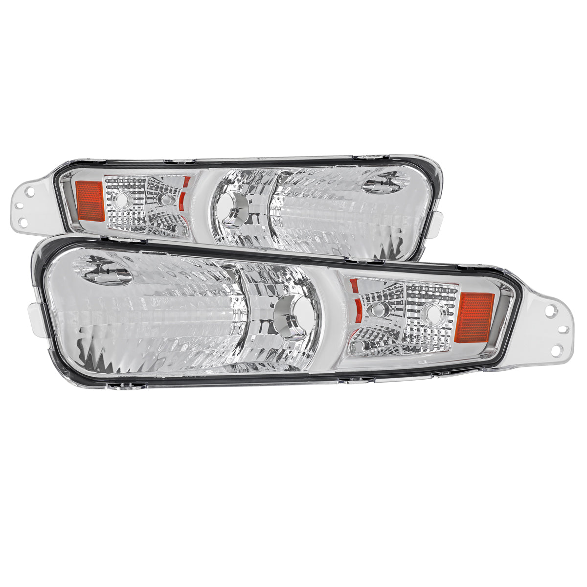 2005-2009 Ford Mustang S197 Turn Signal Parking Lamp (Chrome Housing / Clear Lens)