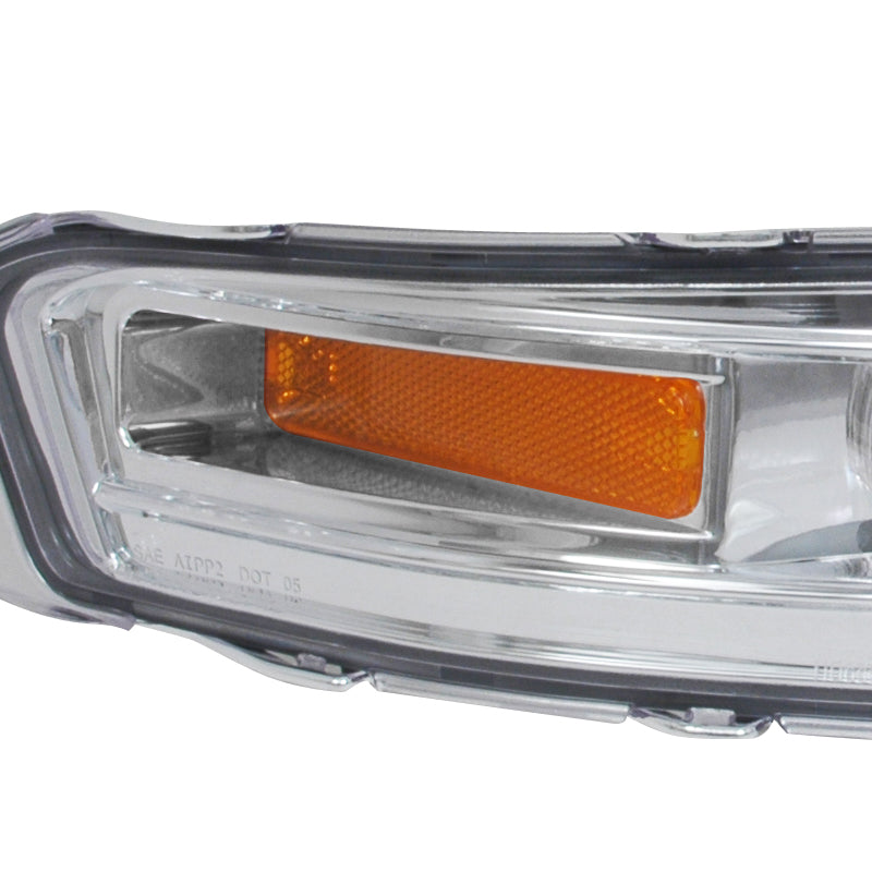 2005-2009 Ford Mustang S197 Factory Style Bumper Lights (Chrome Housing / Clear Lens)