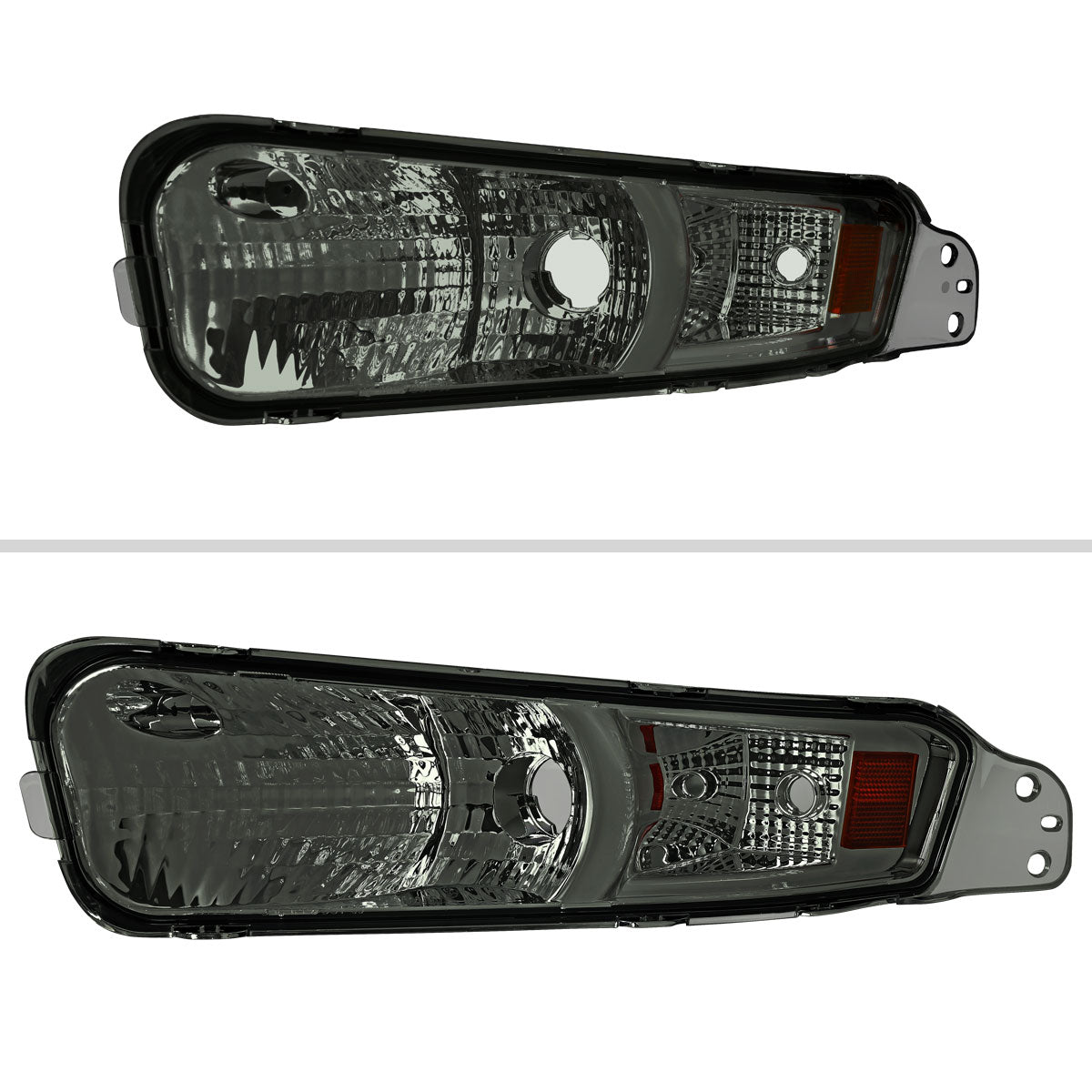 2005-2009 Ford Mustang S197 Turn Signal Parking Lamp (Chrome Housing / Smoked Lens)