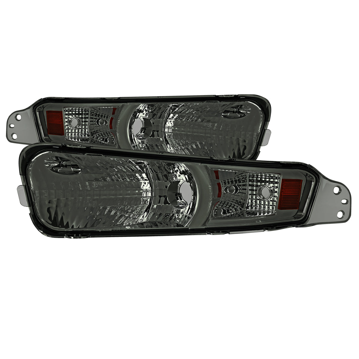 2005-2009 Ford Mustang S197 Turn Signal Parking Lamp (Chrome Housing / Smoked Lens)