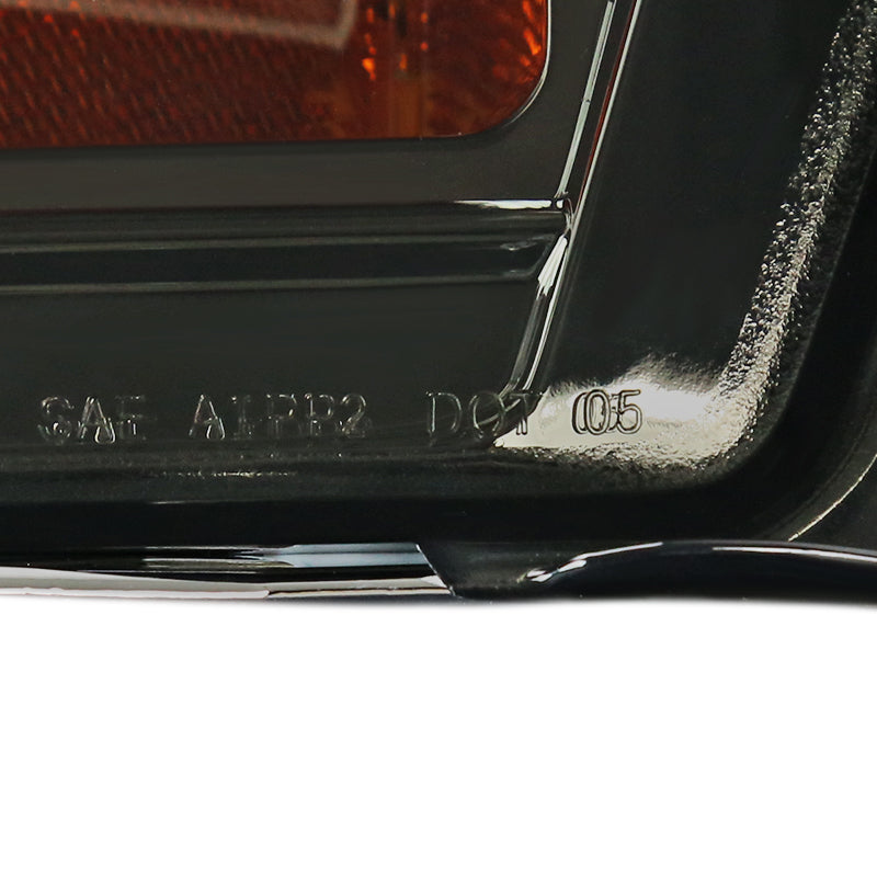 2005-2009 Ford Mustang S197 Factory Style Bumper Lights (Chrome Housing / Smoked Lens)