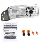 2005-2009 Ford Mustang S197 Factory Style Bumper Lights (Chrome Housing / Smoked Lens)
