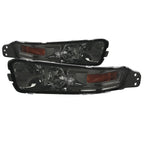 2005-2009 Ford Mustang S197 Factory Style Bumper Lights (Chrome Housing / Smoked Lens)