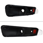 2005-2009 Ford Mustang S197 Turn Signal Parking Lamp (Matte Black Housing / Clear Lens)