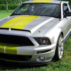 2005-2009 Ford Mustang S197 Turn Signal Parking Lamp (Matte Black Housing / Clear Lens)