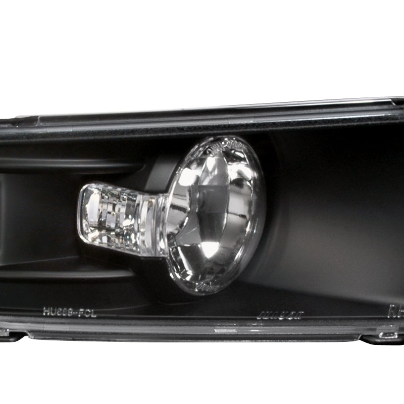 2005-2009 Ford Mustang S197 Factory Style Bumper Lights (Matte Black Housing / Clear Lens)