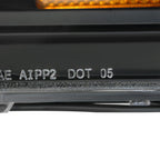 2005-2009 Ford Mustang S197 Factory Style Bumper Lights (Matte Black Housing / Clear Lens)