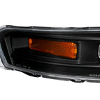 2005-2009 Ford Mustang S197 Factory Style Bumper Lights (Matte Black Housing / Clear Lens)