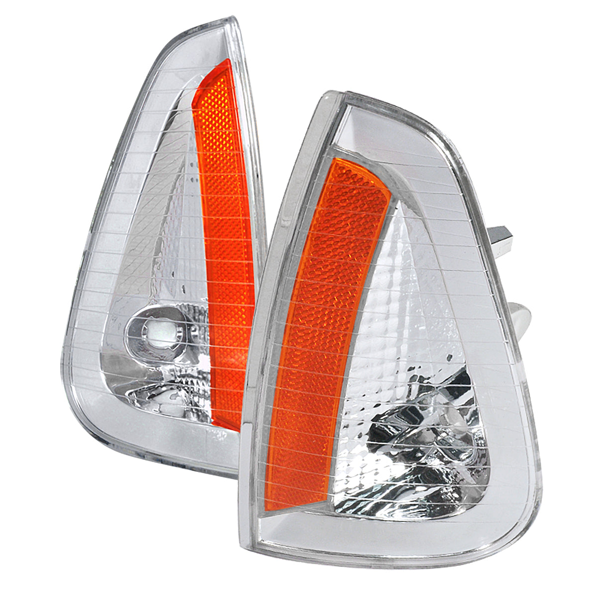 2006-2010 Dodge Charger LX Corner Lights (Chrome Housing / Clear Lens)