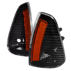 2006-2010 Dodge Charger LX Corner Lights (Matte Black Housing / Clear Lens)