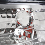 1994-1998 Ford Mustang SN95 Corner Parking Turn Signal Lights (Chrome Housing / Clear Lens)