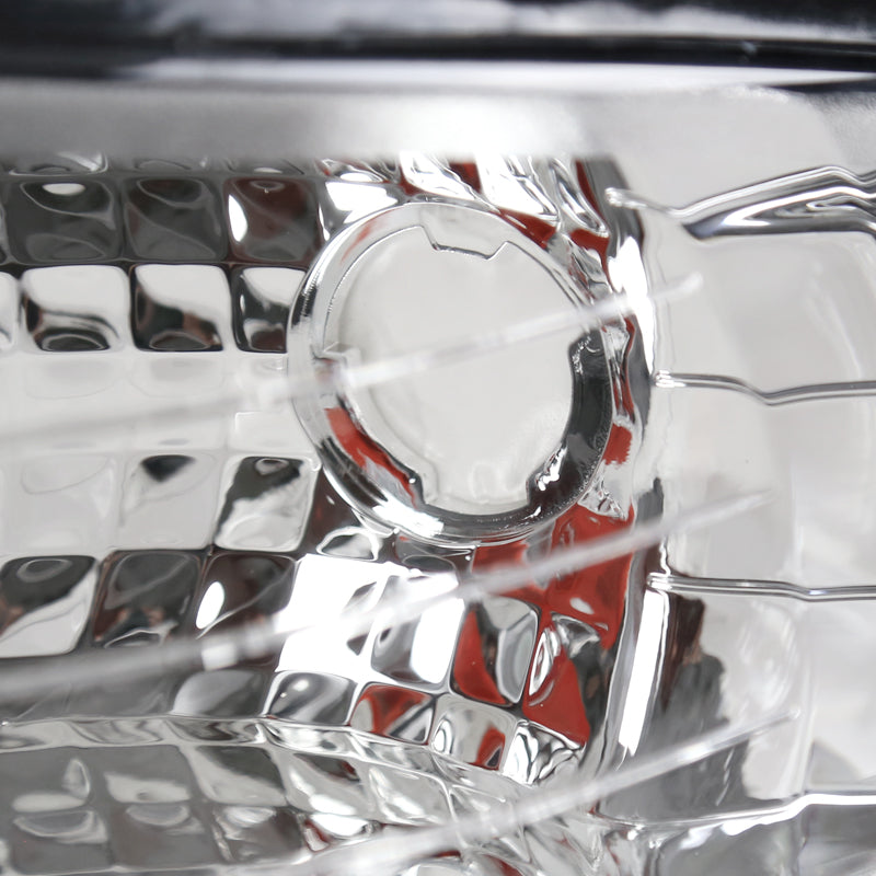 1994-1998 Ford Mustang SN95 Corner Parking Turn Signal Lights (Chrome Housing / Clear Lens)