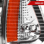 2006-2010 Dodge Charger LX Factory Style Headlights w/ Corner Lights (Chrome Housing / Clear Lens)