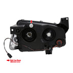 2006-2010 Dodge Charger LX Factory Style Headlights w/ Corner Lights (Matte Black Housing / Clear Lens)