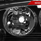 2006-2010 Dodge Charger LX Factory Style Headlights w/ Corner Lights (Matte Black Housing / Clear Lens)