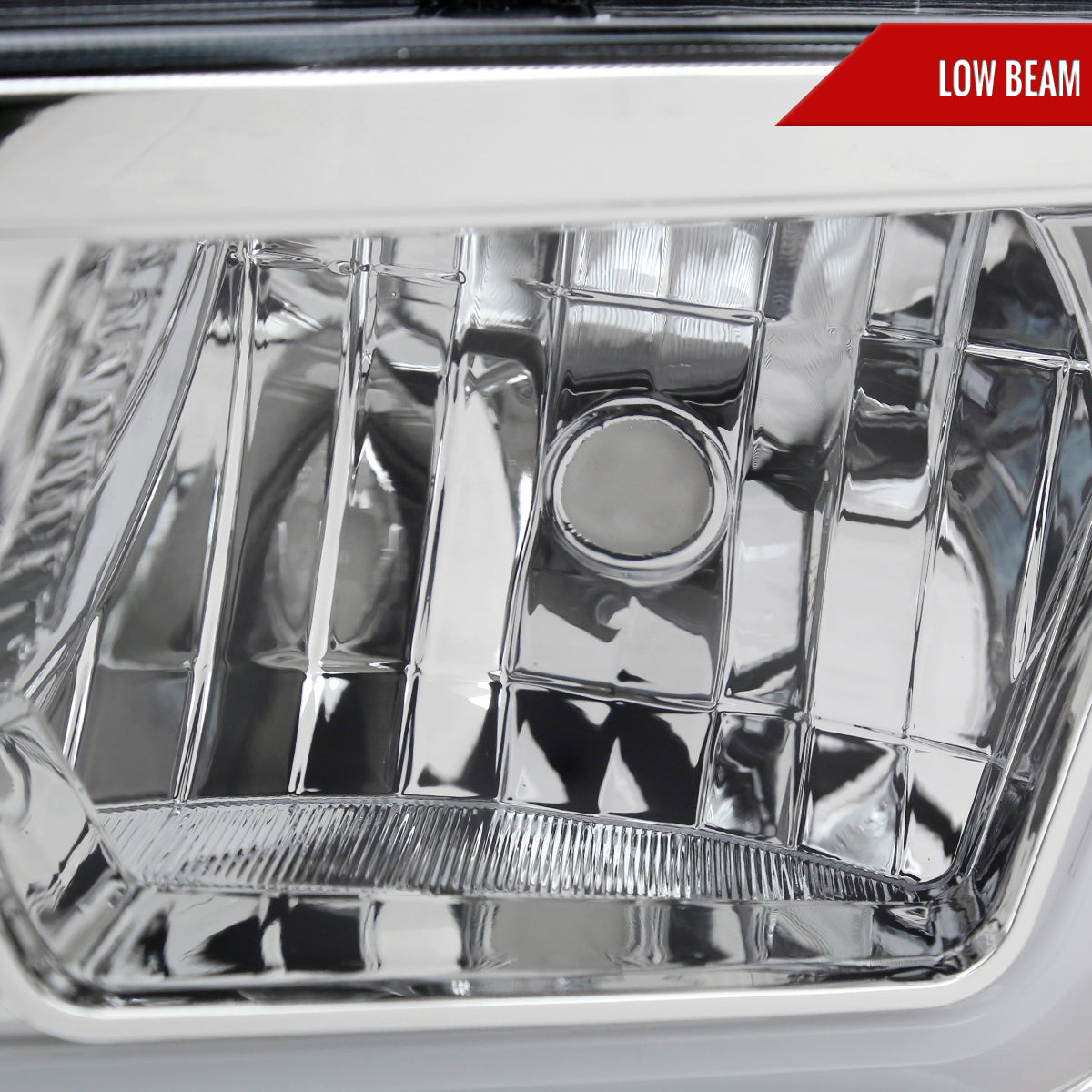 2006-2010 Dodge Charger LX Switchback Sequential LED Bar Factory Style Headlights (Chrome Housing / Clear Lens)