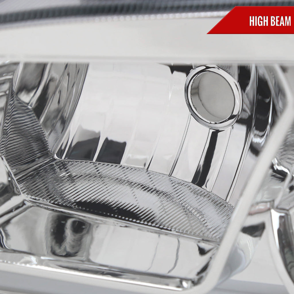 2006-2010 Dodge Charger LX Switchback Sequential LED Bar Factory Style Headlights (Chrome Housing / Clear Lens)