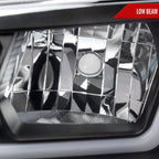 2006-2010 Dodge Charger LX Switchback Sequential LED Bar Factory Style Headlights (Matte Black Housing / Clear Lens)