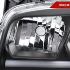 2006-2010 Dodge Charger LX Switchback Sequential LED Bar Factory Style Headlights (Matte Black Housing / Clear Lens)