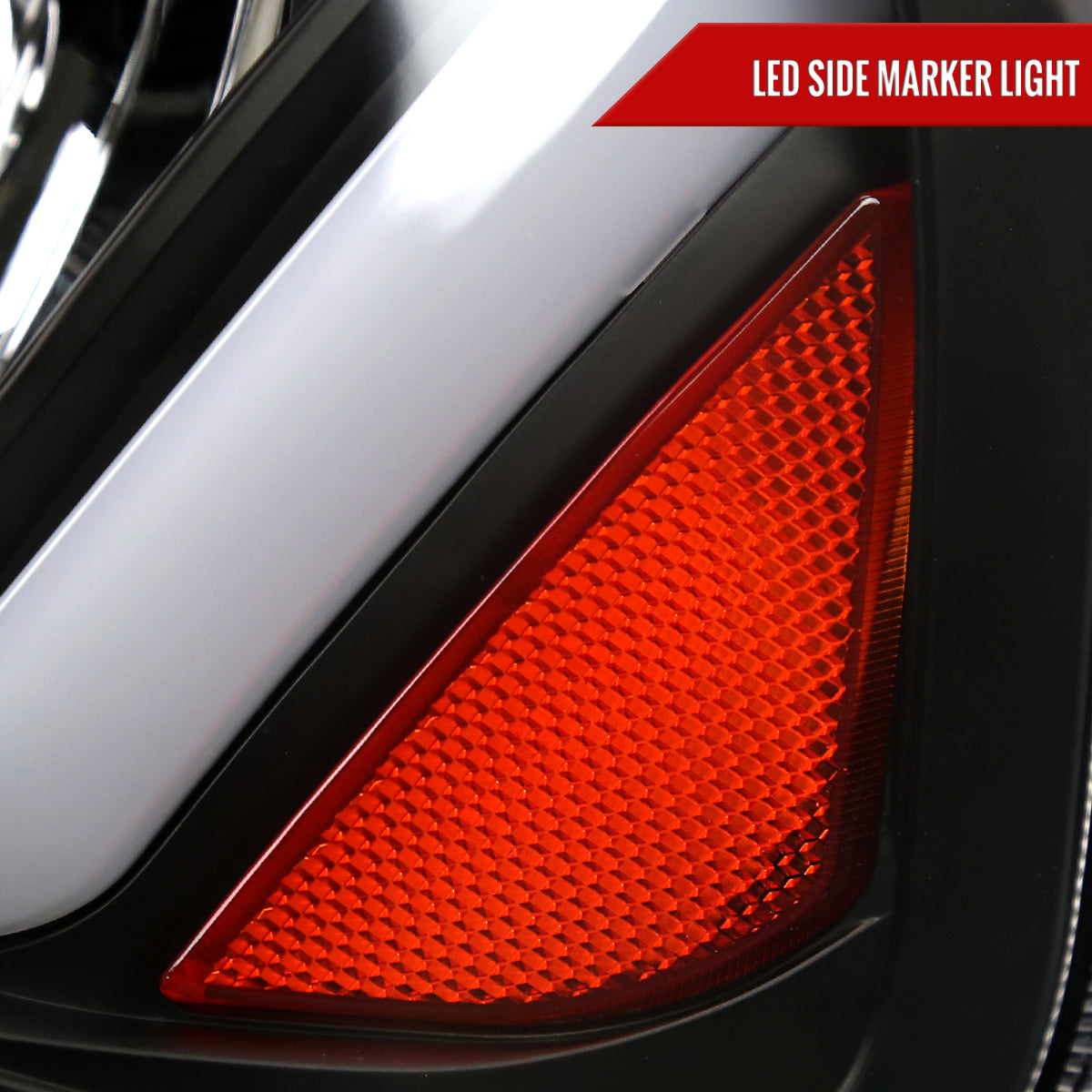 2006-2010 Dodge Charger LX Switchback Sequential LED Bar Factory Style Headlights (Matte Black Housing / Clear Lens)