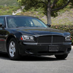 2006-2010 Dodge Charger LX Switchback Sequential LED Bar Factory Style Headlights (Matte Black Housing / Clear Lens)