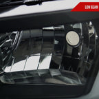 2006-2010 Dodge Charger LX Switchback Sequential LED Bar Factory Style Headlights (Matte Black Housing / Smoked Lens)
