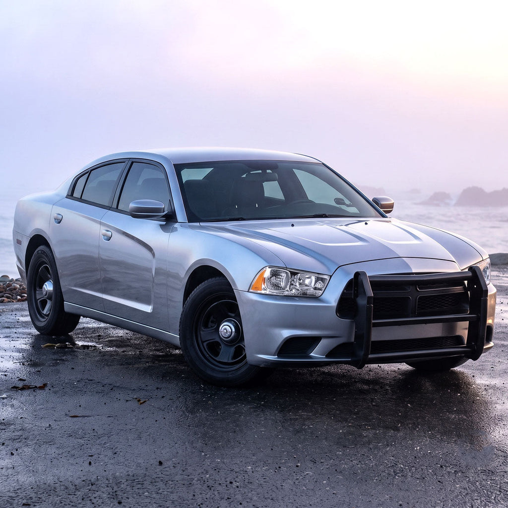 2011-2014 Dodge Charger LD Factory Style Halogen Headlights (Chrome Housing / Clear Lens)