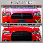 2011-2014 Dodge Charger LD Factory Style Halogen Headlights (Chrome Housing / Clear Lens)