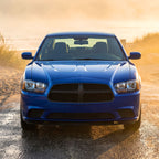 2011-2014 Dodge Charger LD Factory Style Halogen Headlights (Matte Black Housing / Clear Lens)
