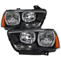2011-2014 Dodge Charger LD Factory Style Halogen Headlights (Matte Black Housing / Clear Lens)