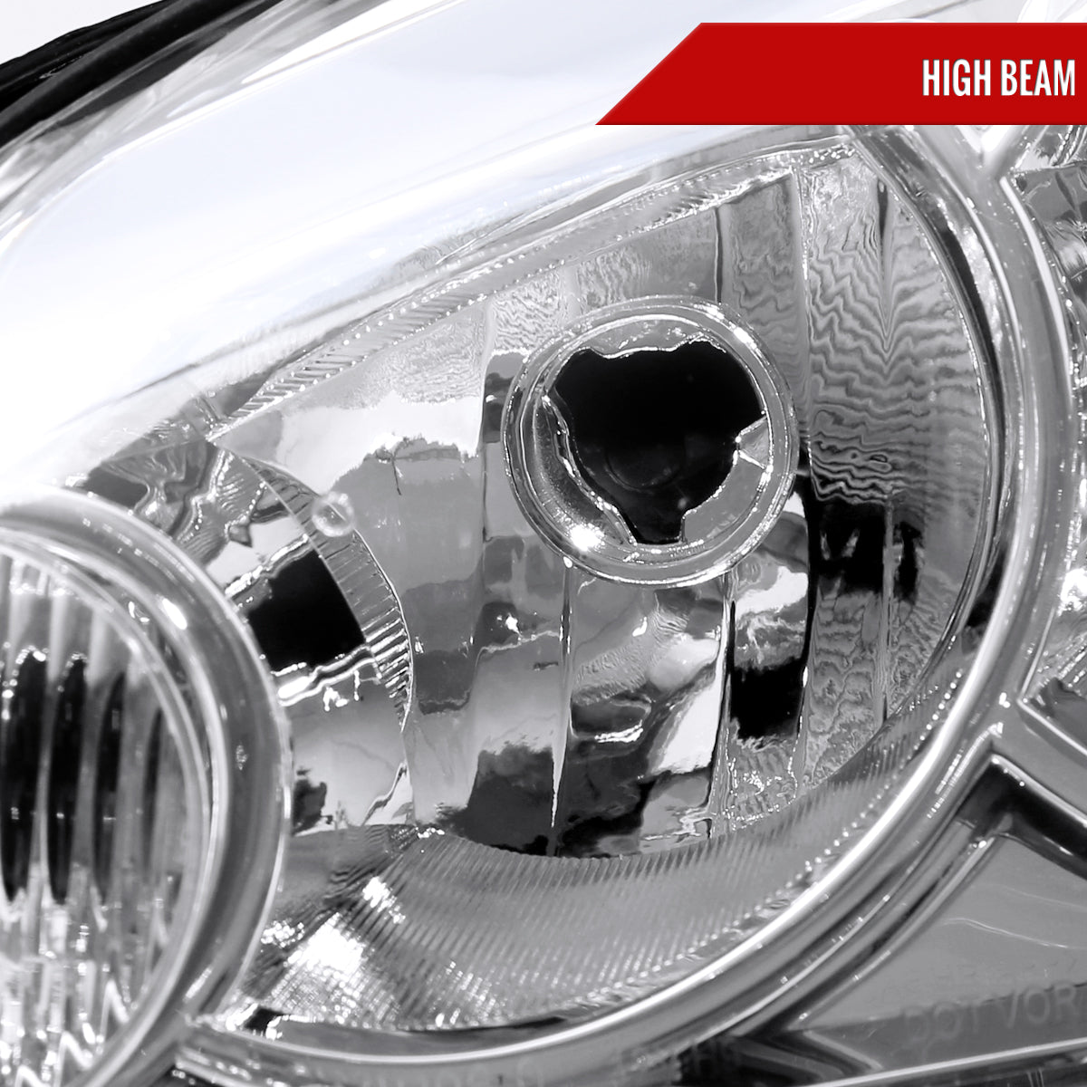 2006-2013 Chevrolet Impala / 2006-2007 Monte Carlo / 2014-2016 Impala Limited Factory Style Headlights w/ LED Strip (Chrome Housing / Clear Lens)