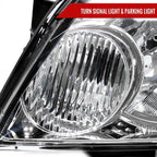 2006-2013 Chevrolet Impala / 2006-2007 Monte Carlo / 2014-2016 Impala Limited Factory Style Headlights w/ LED Strip (Chrome Housing / Clear Lens)