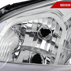 2006-2013 Chevrolet Impala / 2014-2016 Impala Limited / 2006-2007 Monte Carlo Switchback Sequential LED Bar Headlights (Chrome Housing / Clear Lens)