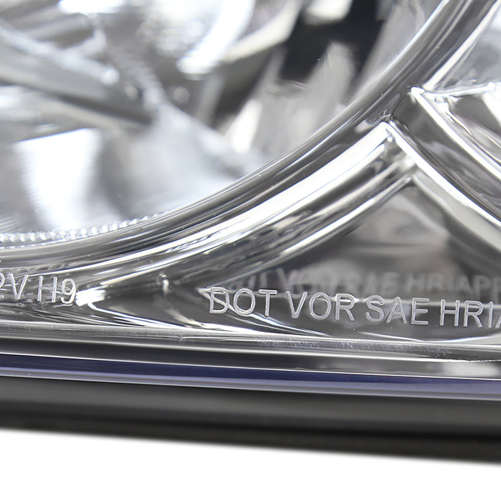 2006-2013 Chevrolet Impala / 2014-2016 Impala Limited / 2006-2007 Monte Carlo Crystal Headlights w/ Amber Reflectors (Chrome Housing / Clear Lens)