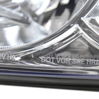 2006-2013 Chevrolet Impala / 2014-2016 Impala Limited / 2006-2007 Monte Carlo Crystal Headlights w/ Amber Reflectors (Chrome Housing / Clear Lens)
