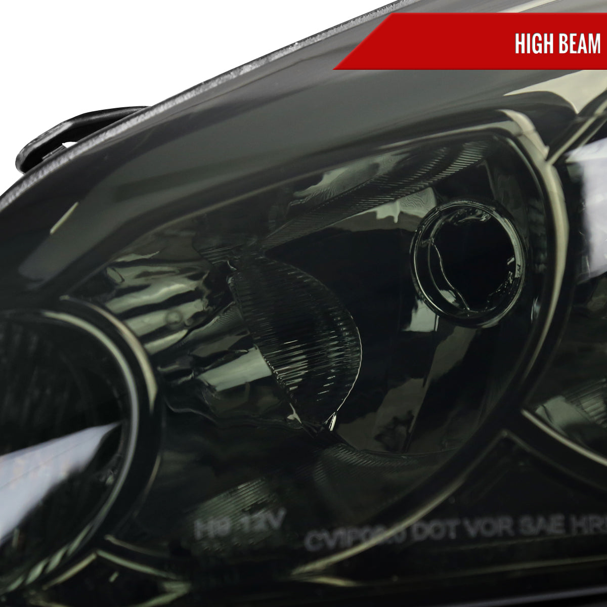 2006-2013 Chevrolet Impala / 2006-2007 Monte Carlo / 2014-2016 Impala Limited Factory Style Headlights w/ LED Strip (Chrome Housing / Smoked Lens)