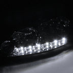 2006-2013 Chevrolet Impala / 2014-2015 Impala Limited / 2006-2007 Monte Carlo Crystal Headlights w/ LED Strip (Chrome Housing / Smoked Lens)
