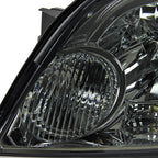 2006-2013 Chevrolet Impala / 2014-2015 Impala Limited / 2006-2007 Monte Carlo Crystal Headlights w/ LED Strip (Chrome Housing / Smoked Lens)