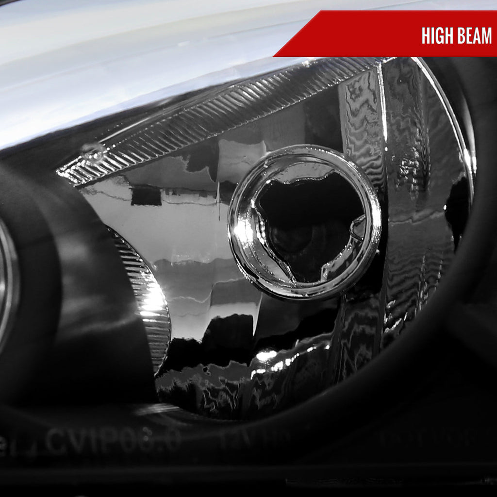 2006-2013 Chevrolet Impala / 2006-2007 Monte Carlo / 2014-2016 Impala Limited Factory Style Headlights w/ LED Strip (Matte Black Housing / Clear Lens)