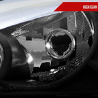 2006-2013 Chevrolet Impala / 2006-2007 Monte Carlo / 2014-2016 Impala Limited Factory Style Headlights w/ LED Strip (Matte Black Housing / Clear Lens)