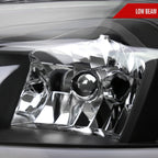 2006-2013 Chevrolet Impala / 2014-2016 Impala Limited / 2006-2007 Monte Carlo Switchback Sequential LED Bar Headlights (Matte Black Housing / Clear Lens)