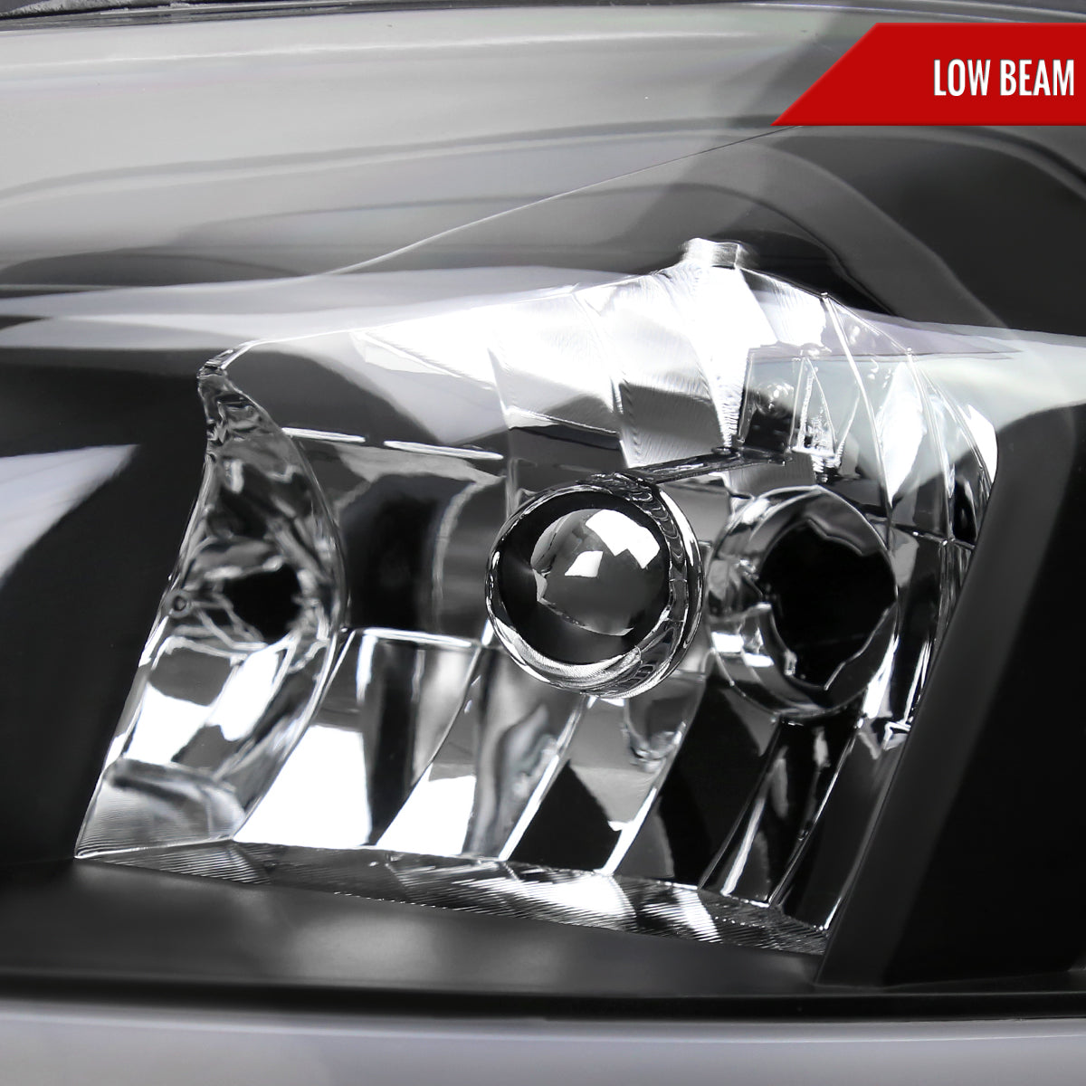 2006-2013 Chevrolet Impala / 2014-2016 Impala Limited / 2006-2007 Monte Carlo Switchback Sequential LED Bar Headlights (Matte Black Housing / Clear Lens)