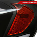 2006-2013 Chevrolet Impala / 2014-2016 Impala Limited / 2006-2007 Monte Carlo Switchback Sequential LED Bar Headlights (Matte Black Housing / Clear Lens)