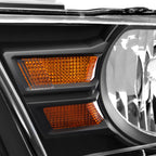 2010-2014 Ford Mustang S197 Factory Style Headlights (Matte Black Housing / Clear Lens)