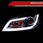 2006-2013 Chevrolet Impala / 2014-2015 Impala Limited / 2006-2007 Monte Carlo LED Bar Projector Headlights (Chrome Housing / Clear Lens)