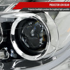 2006-2013 Chevrolet Impala / 2014-2015 Impala Limited / 2006-2007 Monte Carlo LED Bar Projector Headlights (Chrome Housing / Clear Lens)