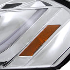 2006-2013 Chevrolet Impala / 2014-2015 Impala Limited / 2006-2007 Monte Carlo LED Bar Projector Headlights (Chrome Housing / Clear Lens)