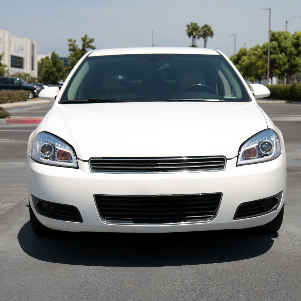 2006-2013 Chevrolet Impala / 2014-2015 Impala Limited / 2006-2007 Monte Carlo LED Bar Projector Headlights (Chrome Housing / Clear Lens)