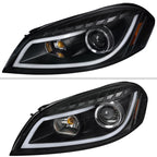 2006-2013 Chevrolet Impala / 2014-2015 Impala Limited / 2006-2007 Monte Carlo LED Bar Projector Headlights (Matte Black Housing / Clear Lens)