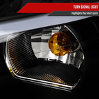 2006-2013 Chevrolet Impala / 2014-2015 Impala Limited / 2006-2007 Monte Carlo LED Bar Projector Headlights (Matte Black Housing / Clear Lens)